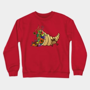 Thanksgiving Cornucopia Harvest Gift Basket Crewneck Sweatshirt